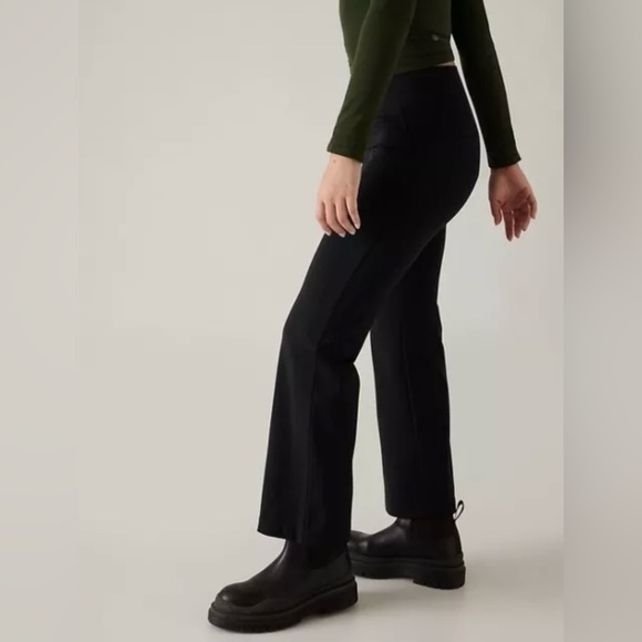 Athleta Delancey Skyline Ankle Flare Pant // Black - Picture 3 of 9